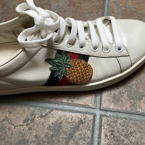 Gucci Ace Sneakers Ladybug and Pinneapple size 6.5/36